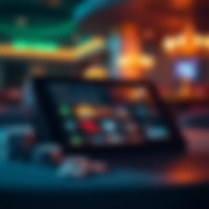 Choosing the Right Casino Platform User interface of a preferred online casino platform on a tablet