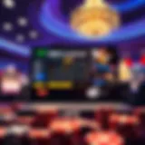 Virtual Casino Experience Virtual casino interface showcasing free play options