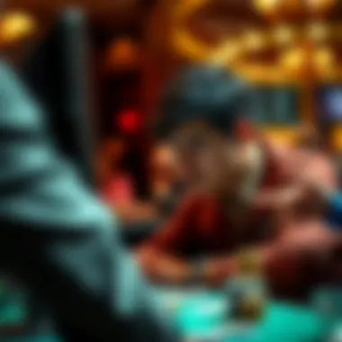 The Thrill of Online Poker Player engaging in an intense online game