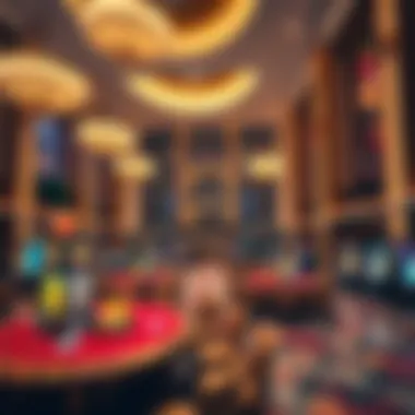 The Elegant Lobby of Resorts World Manila Luxurious lobby of Resorts World Manila featuring elegant design