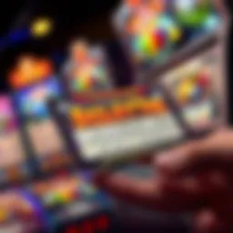 Digital scratch ticket featuring vivid graphics and vibrant colors