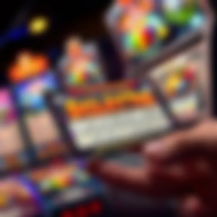 Visual Appeal of Online Scratch Tickets Digital scratch ticket featuring vivid graphics and vibrant colors