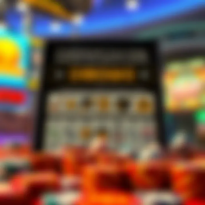 Framework Governing Online Scratch Lotto Tickets Regulatory symbols and icons representing gambling laws and standards