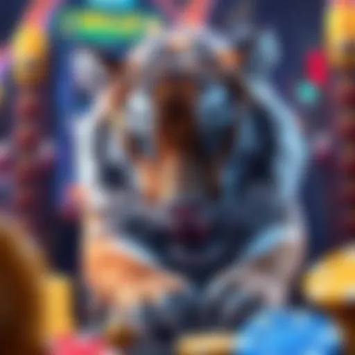 Majestic Siberian Tiger icon in a slot game