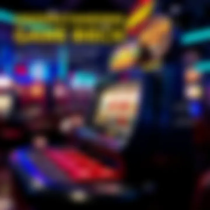 An infographic illustrating the mechanics of slot machine games