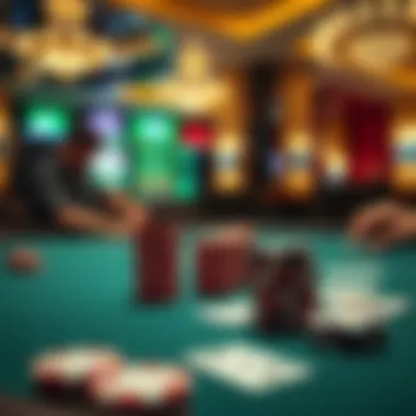 Texas Hold'em Strategy and Gameplay Texas Hold'em poker table with chips and cards