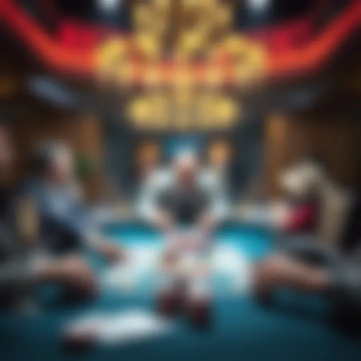 An artistic portrayal of psychological factors in gambling