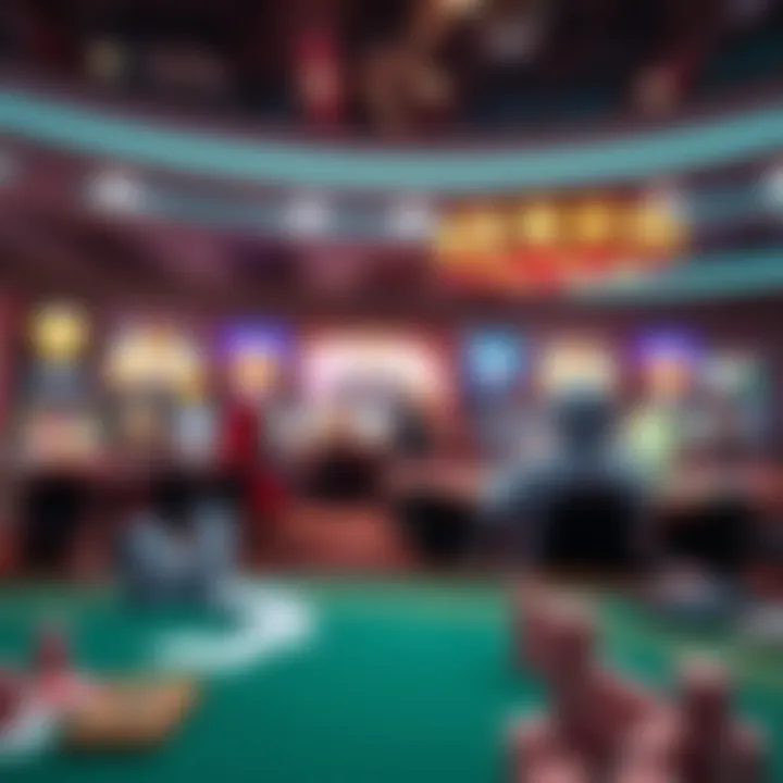 Diverse Gaming Options in Online Casinos Virtual casino gaming experience showcasing various games