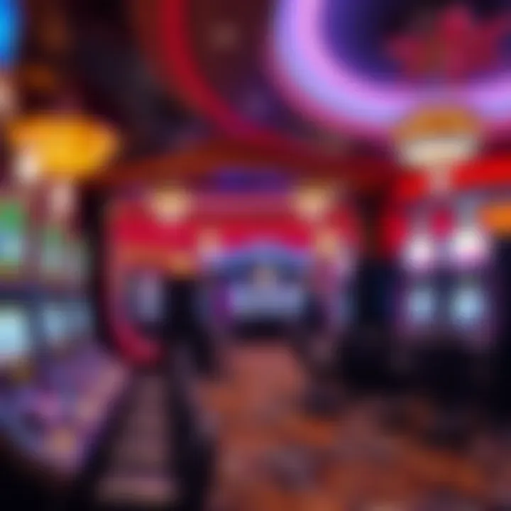 Atmosphere of Lucky Eagle Casino Atmospheric view of the casino interior