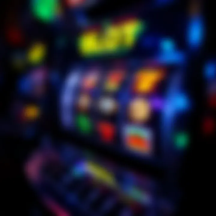 Understanding Payout Structures Close-up of a slot machine's payout structure