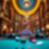 The Luxurious Design of Golden Casinos Elegant architecture of a golden casino reflecting luxury