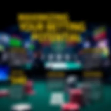 Maximizing Your Betting Potential A strategic infographic showcasing tips to maximize betting opportunities