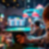 A captivating visual representation of online betting excitement