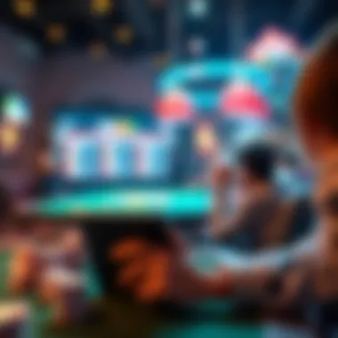 The Thrill of Online Betting A captivating visual representation of online betting excitement