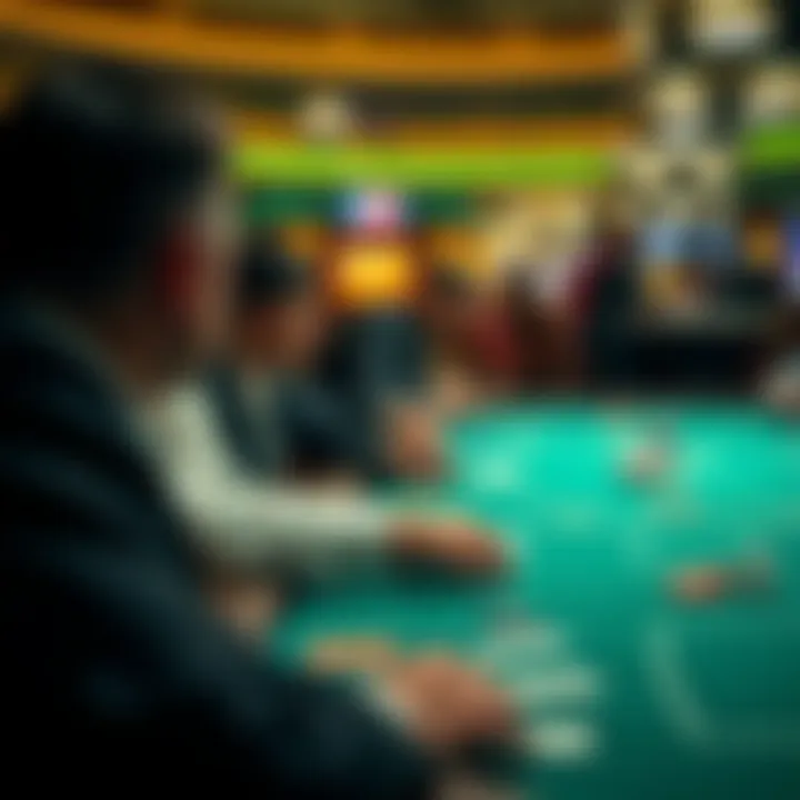 A strategic view of poker tables in action