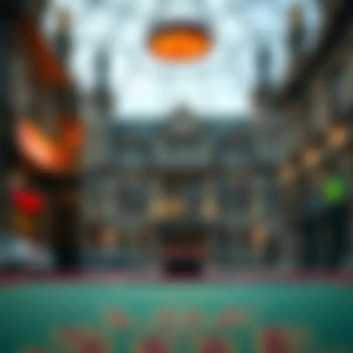 The historic architecture of a famous casino in Scotland