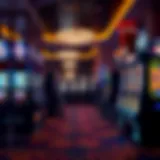 Contemporary Slot Machine Experience A modern casino floor featuring the latest slot machines.