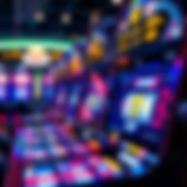 An intricate close-up of a modern slot machine showcasing advanced technology.