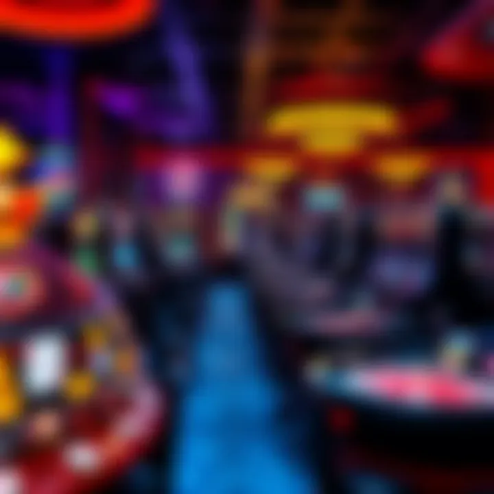 Diverse selection of online casino games