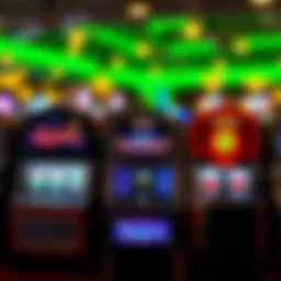 Showcase of various five reel slot machines