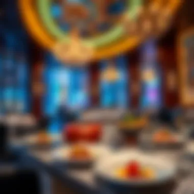 Culinary Excellence in the Heart of Vegas Fine dining restaurant showcasing gourmet dishes