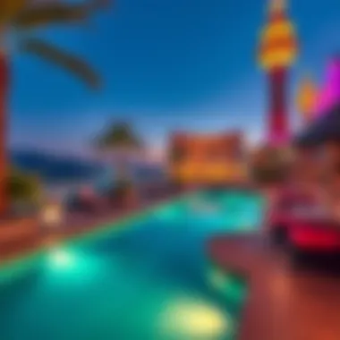 Serene Rooftop Oasis Exclusive rooftop pool with panoramic views