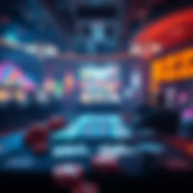 A digital representation of the evolving landscape of online gambling.