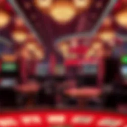 Interior view showcasing the luxurious ambiance of Stinkin Rich Casino