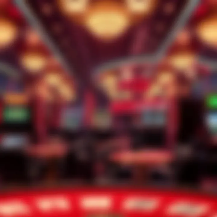 Luxurious Ambiance of Stinkin Rich Casino Interior view showcasing the luxurious ambiance of Stinkin Rich Casino