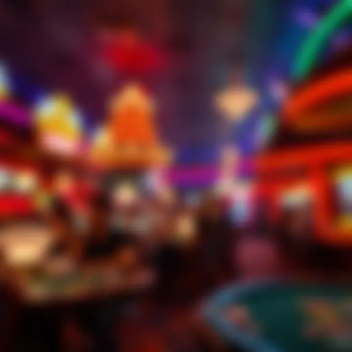 Vibrant Nightlife at Stinkin Rich Casino A glimpse into the vibrant nightlife at Stinkin Rich Casino