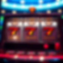 Visual representation of Triple Diamond slot machine reels