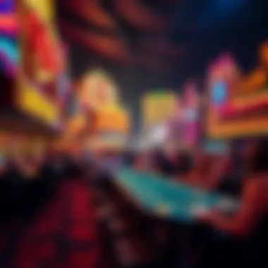 Entertainment show at the Golden Nugget Strip capturing the vibrant nightlife