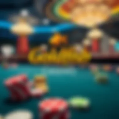 Promoting Responsible Gambling at Goldfish Casino A serene graphic representing responsible gambling practices in online gaming