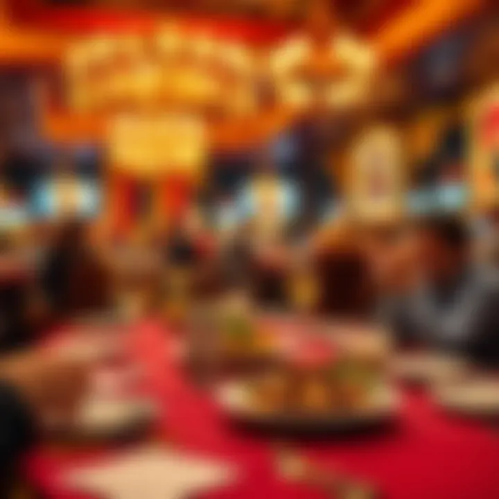 Gourmet dining experience in a Las Vegas restaurant