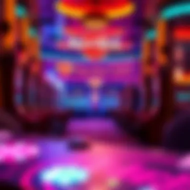 Vibrant gaming floor at Hard Rock Casino