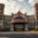 Architectural Grandeur of Horseshoe Casino Exterior view of the Horseshoe Casino showcasing its architectural grandeur