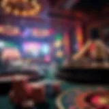 Representation of various casino games highlighting odds