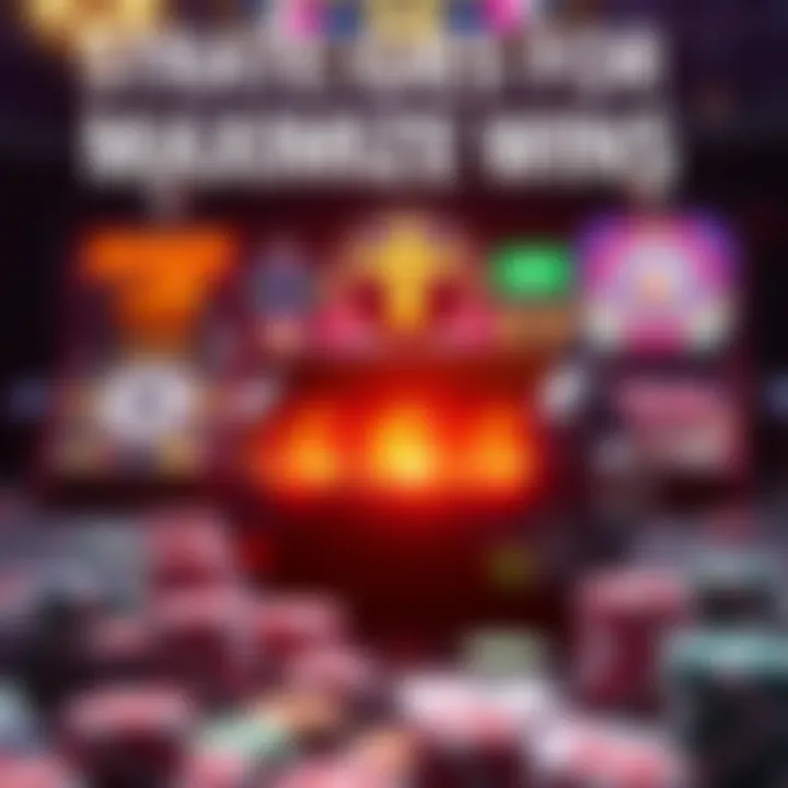 Strategies for Maximizing Wins A captivating infographic detailing strategies for maximizing wins in online slot games.