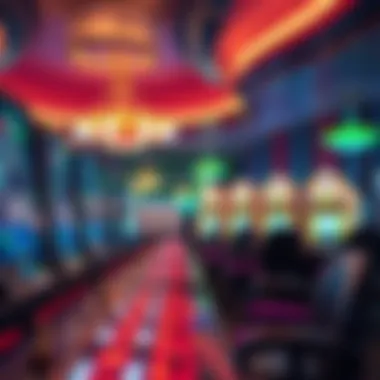 Innovative Gaming Technology at Jake's Casino High-tech gaming station highlighting modern technology