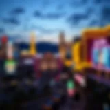 Stunning view of the Las Vegas Strip at night