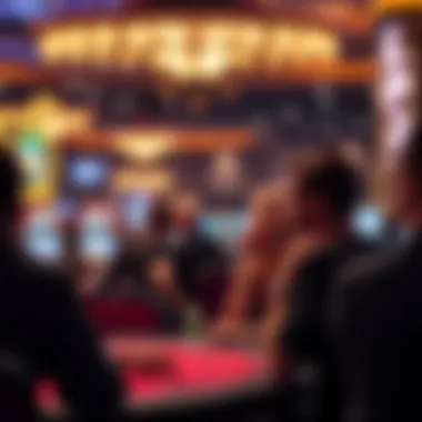 Engaging Atmosphere at Long Beach Casino Visitors enjoying entertainment and games at Long Beach Casino