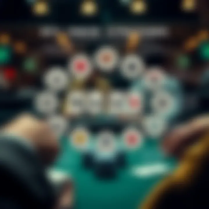 Diagram of Key Poker Strategies A strategic diagram illustrating various poker strategies and tactics.