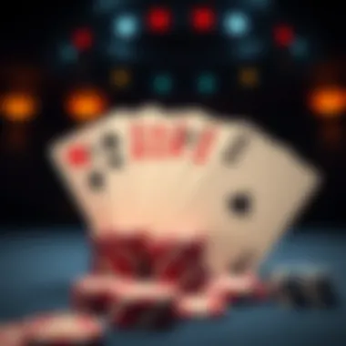 Winning Combinations in Poker A well-arranged 5 card poker hand showcasing winning combinations