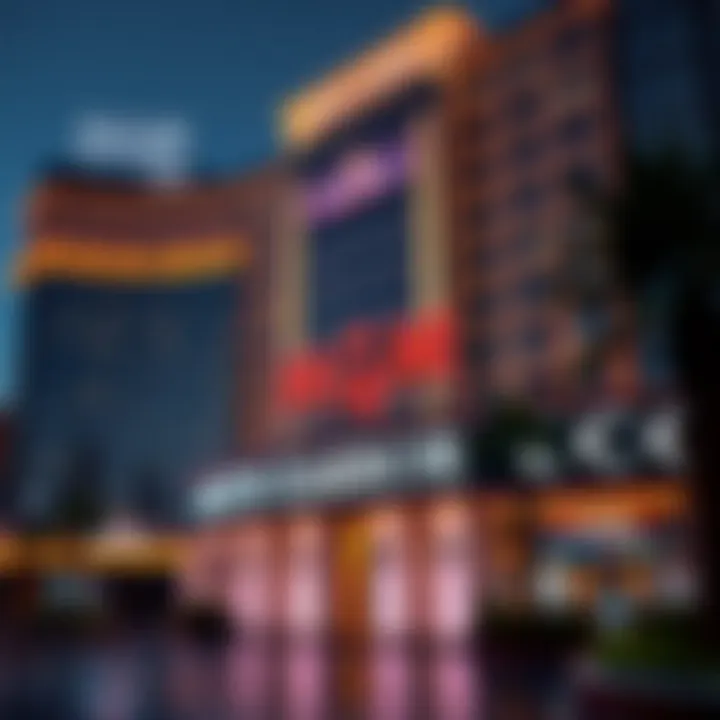 Exterior view showcasing the grandeur of MGM Boston Harbor