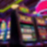 An elegant MGM casino slot machine showcasing vibrant graphics and intricate design.