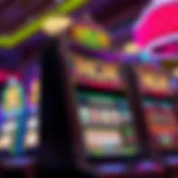 An elegant MGM casino slot machine showcasing vibrant graphics and intricate design.