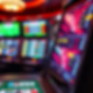 Diverse Betting Options Available Close-up of a sports betting terminal showcasing various betting options