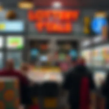 Specialized Lottery Retailer Experience Dedicated lottery retailer showcasing scratchers