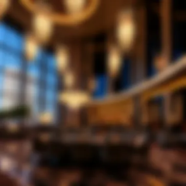 Luxury Lobby at Park MGM Las Vegas Elegant lobby design capturing the essence of luxury