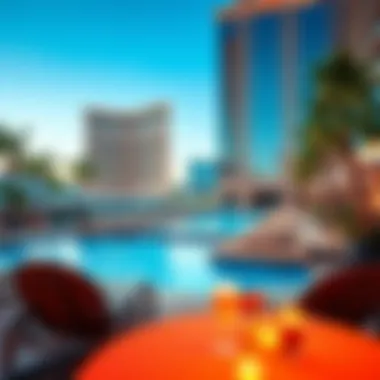 Relaxation at Park MGM Las Vegas Serene pool area offering relaxation and leisure